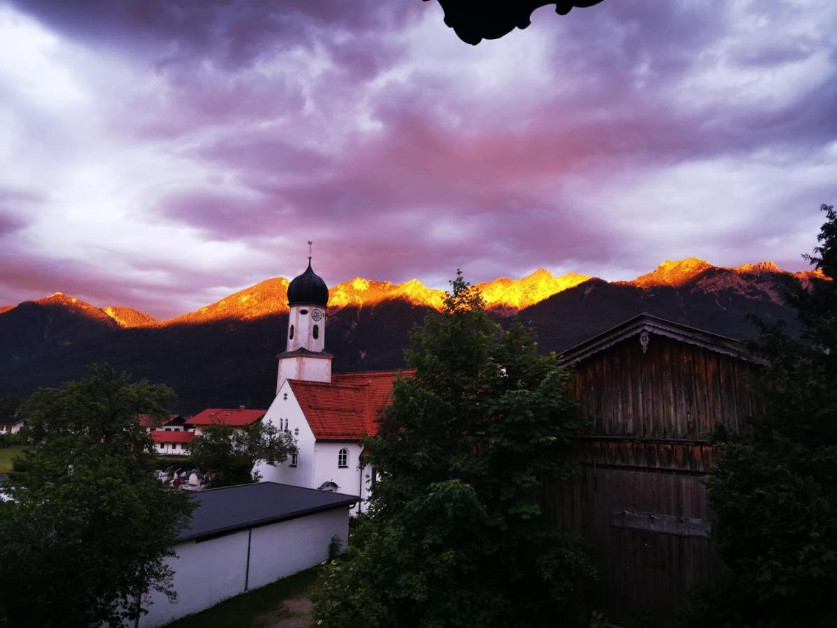 Gasthof & Hotel Zur Post Wallgau Εξωτερικό φωτογραφία